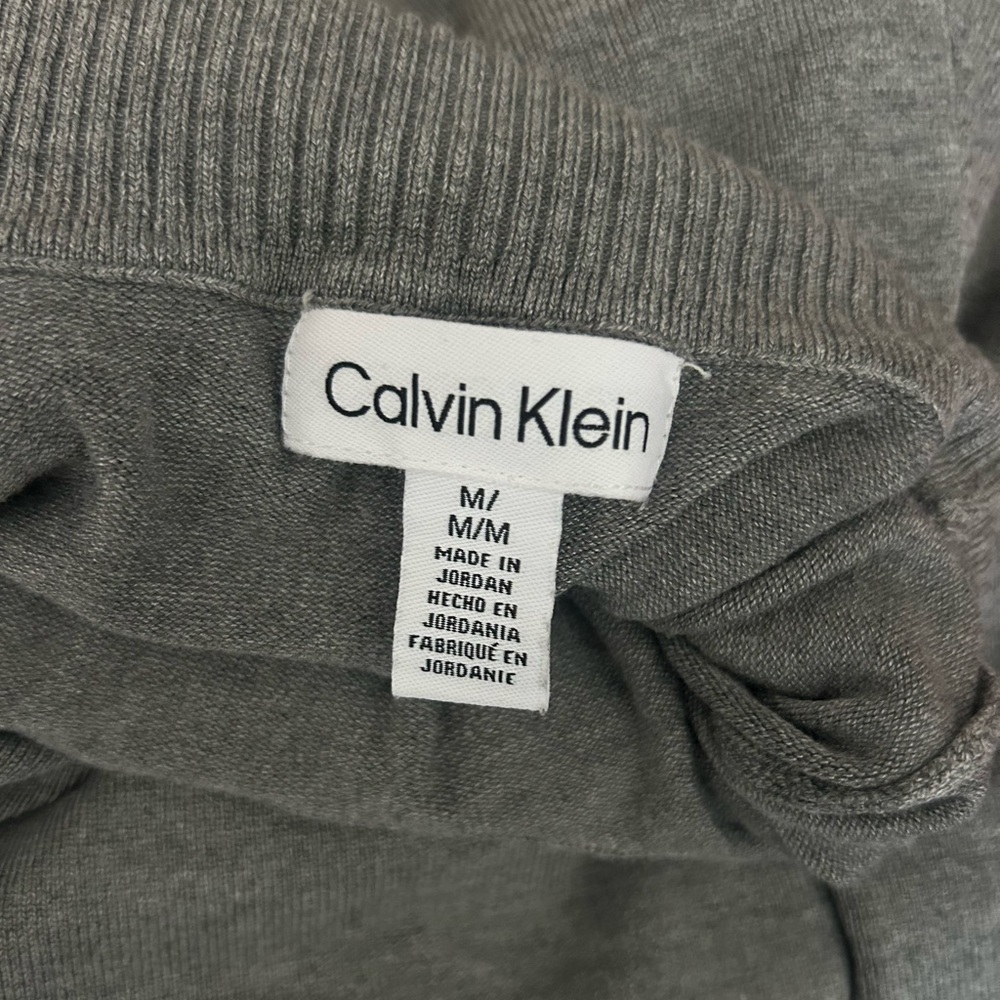 Calvin Klein Gray Turtleneck Sweater Women’s Size M - Picture 8 of 9